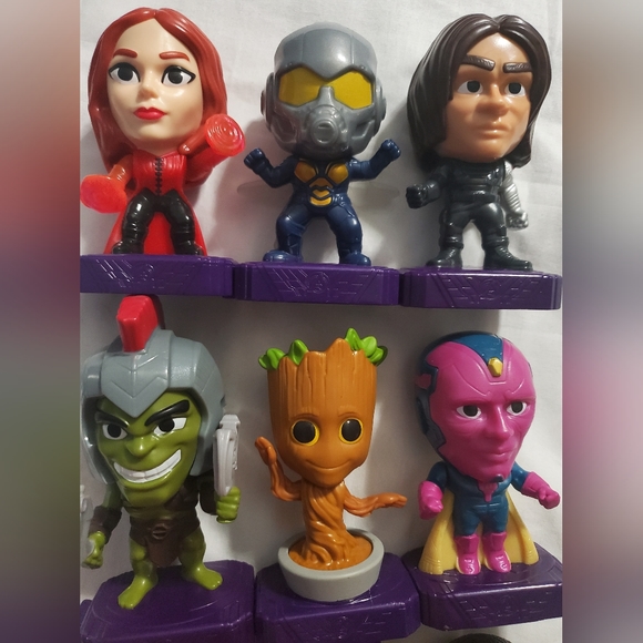: Complete 9 Marvel Studios Heroes 2020 Figures McDonald's Happy Meal Kids Toys - Picture 9 of 10